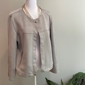 NWT Vince Camuto Ultra-suede Jacket